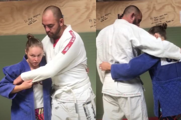 Ronda Rousey Shows The Judo Waist Grip, The Perfect Way To Face a Larger Opponent