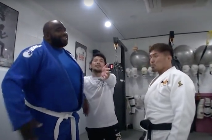 65 kg Japanese Judo Champ Takes on 180kg BJJ White Belt with 1,5 Years Experience