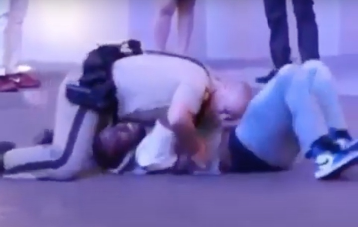 BJJ White Belt Cop Perfectly Uses Jiu-Jitsu To Arrest Suspect In Las Vegas