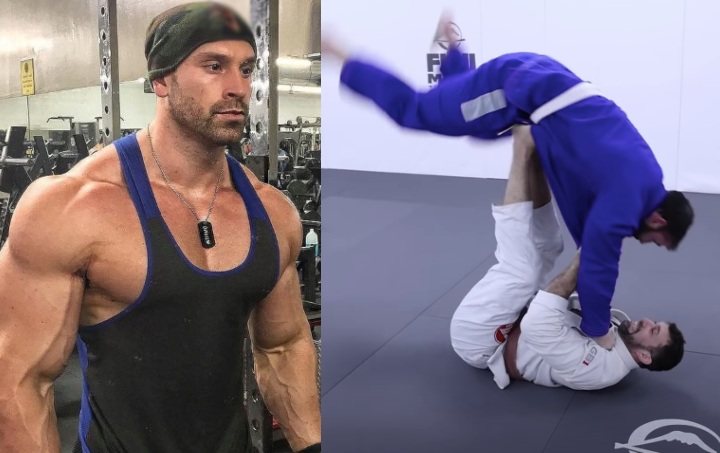 Jiu-Jitsu Brown Belt Makes Huge Bodybuilder Look Like a Toddler in Training Session