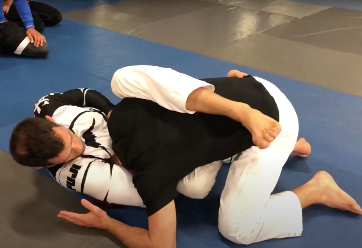 Brilliant Guillotine Trap Set Up From Butterfly Guard