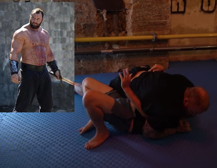 World’s Strongest Man Thor Grapples BJJ Black Belt & Submits Him
