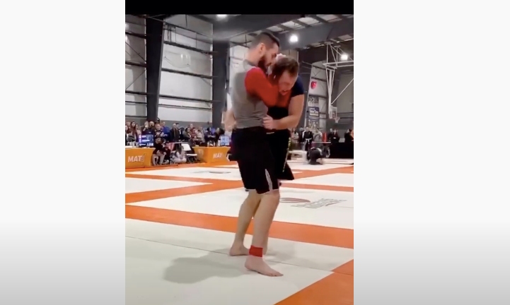 Never-Before-Seen ‘Standing Reverse NO GI Baseball Choke’ in Grappling Industries Expert Division