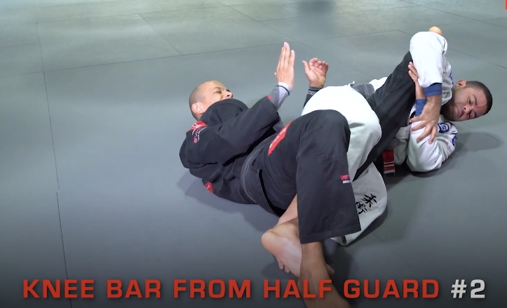 Surprise Knee Bars To Set Up From Half Guard