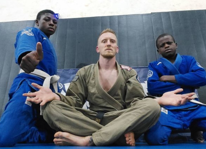 British Black Belt Sam Crook Teaches BJJ at Francis Ngannou Foundation in Cameroon For Free