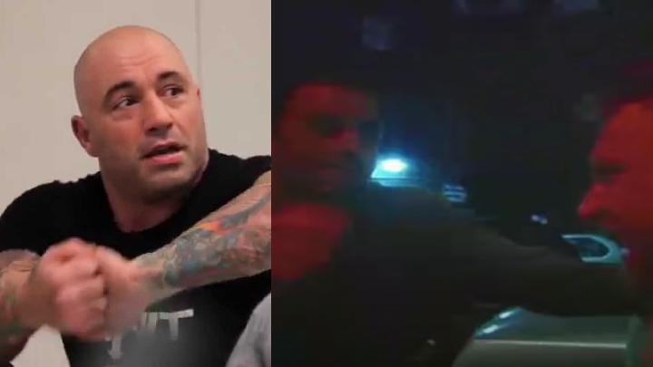 Joe Rogan Guillotines Strange Guy During Heated Argument That Turned Physical