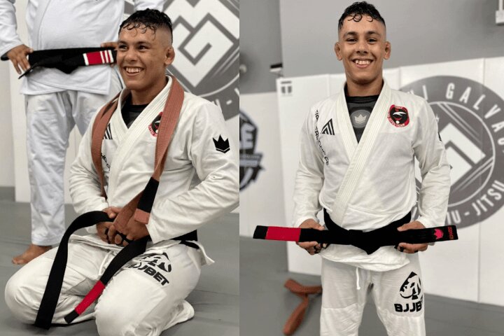 Mica Galvao Earns His Jiu-Jitsu Black Belt at Age 17