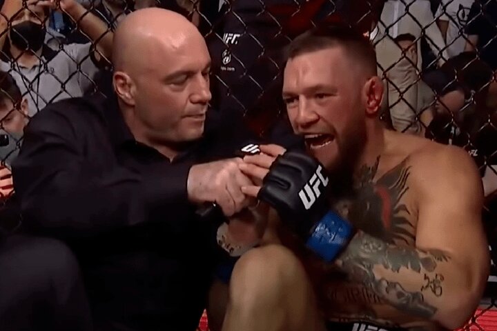 Joe Rogan Explains Why He Interviewed Conor McGregor Immediately After UFC 264 Injury
