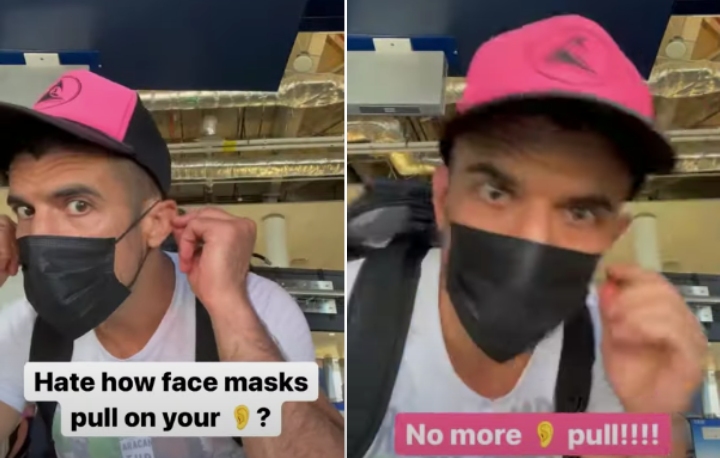 Tired of Masks Pulling on your Ears? Rener Gracie Has Just Invented a More Efficient Way to Wear a Mask