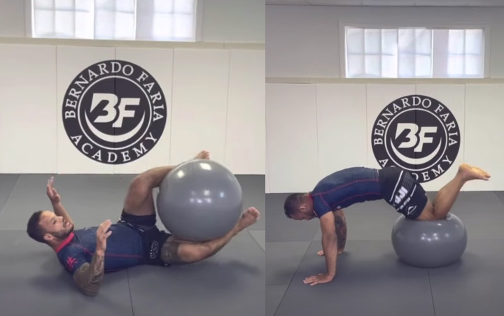 Marcos Tinoco’s 13 Solo Drills With Exercise Ball to Boost Your Endurance for BJJ