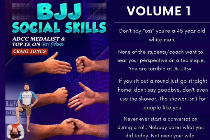 Craig Jones Announces “BJJ Social Skills” Instructional