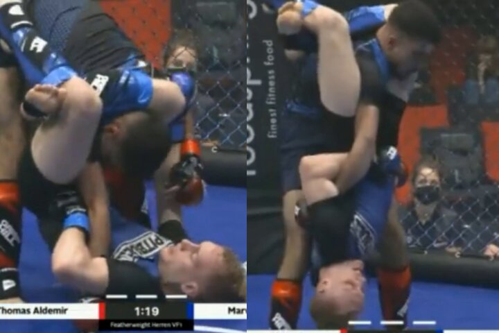 German Mixed Martial Arts Federation: Athlete Wins by Weird Upside-Down Armbar