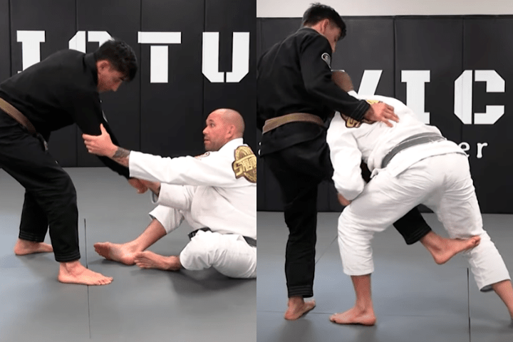 Take Them Down with This Unexpected Single Leg from Open Guard