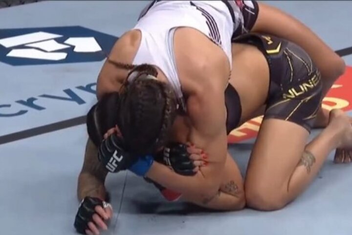 Watch: Julianna Pena Submits Amanda Nunes with Rear Naked Choke at UFC 269