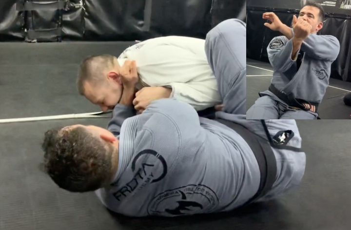 Bow & Arrow Cross Collar Choke from Closed Guard by Augusto Frota