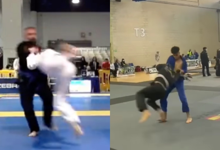This Crazy Helicopter Takedown Actually Works Well On BJJ Guys With Low Stance & Stiff Arms