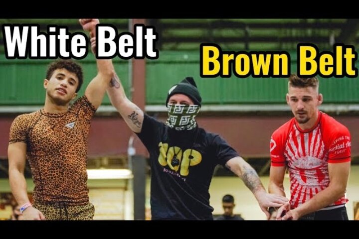 Watch: BJJ White Belt Submits Brown Belt in Competition