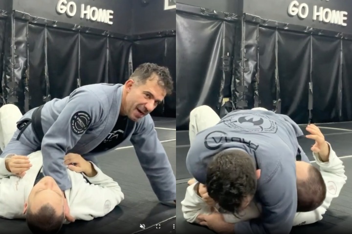 Armpit Cross Collar Choke from Mount by Augusto Frota
