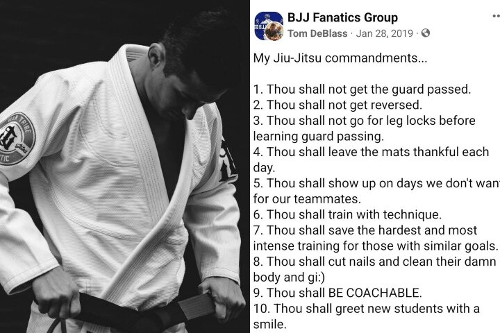 Do You Follow These 10 Jiu-Jitsu Commandments?