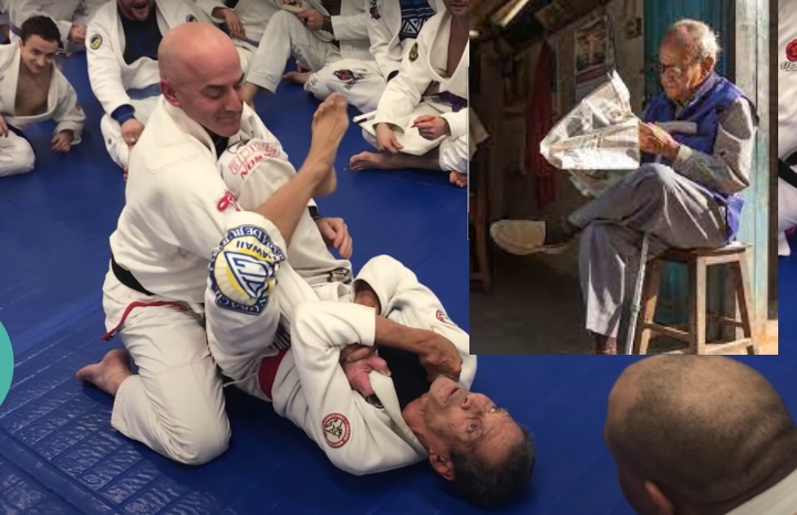 Relson Gracie Teaches Amazing “Reading Newspaper” Armbar