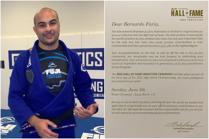Bernardo Faria Inducted Into The IBJJF Hall Of Fame