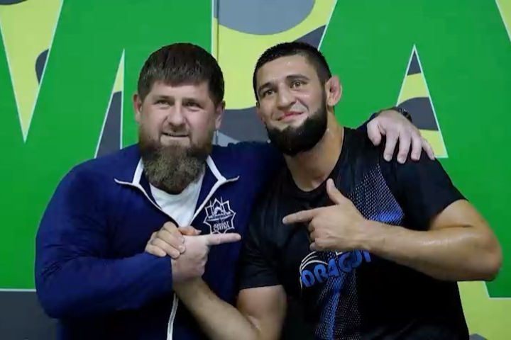 Khamzat Chimaev Spars with Chechen Warlord Ramzan Kadyrov
