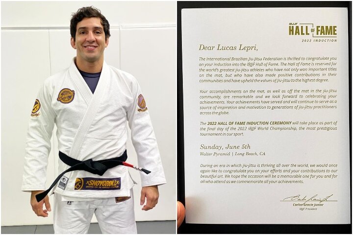 Lucas Lepri Gets Inducted Into IBJJF Hall Of Fame