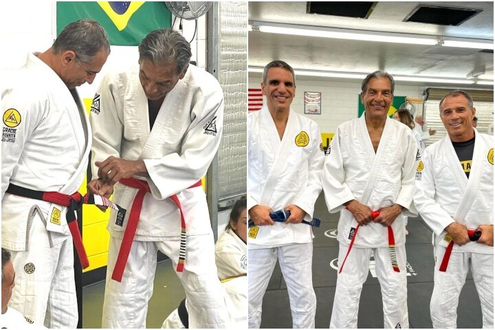 Royler Gracie Promoted To 8th Degree BJJ Coral Belt by His Brother, Rorion Gracie