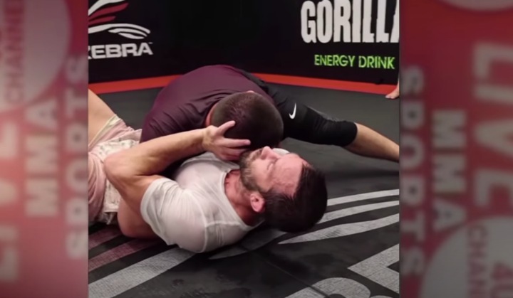 Luke Rockhold Describes What’s it like Rolling with Khabib: “Brother, He is So Strong”