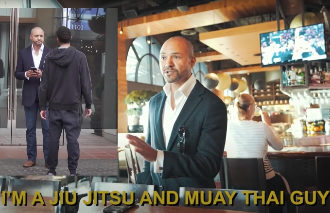 Prankster Approaches Unassuming Jiu-Jitsu Guy, Gets Humbled Very Quickly