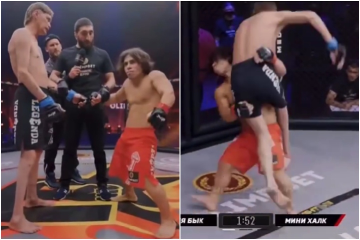 Dwarf vs. Old Man: Another Bizarre Match-Up from Russian MMA Promotion