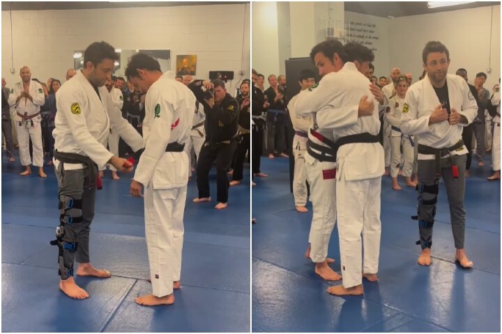 Than Le Promoted To BJJ Black Belt By Ryan Hall