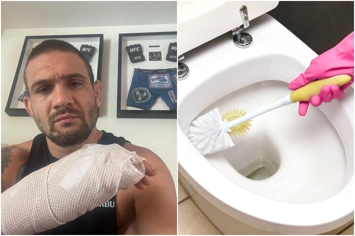 Fighter Out Of “UFC Paris” After Suffering Toilet-Related Injury