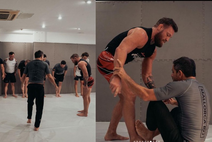 Conor McGregor Walked into the No Gi Class at Mallorca BJJ & Surprised Everybody