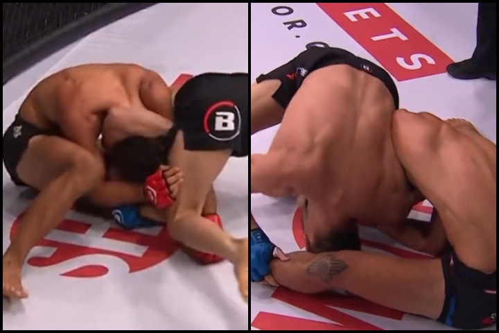[Watch] Fighter Pulls Of A Weird, Modified Arm Triangle Choke