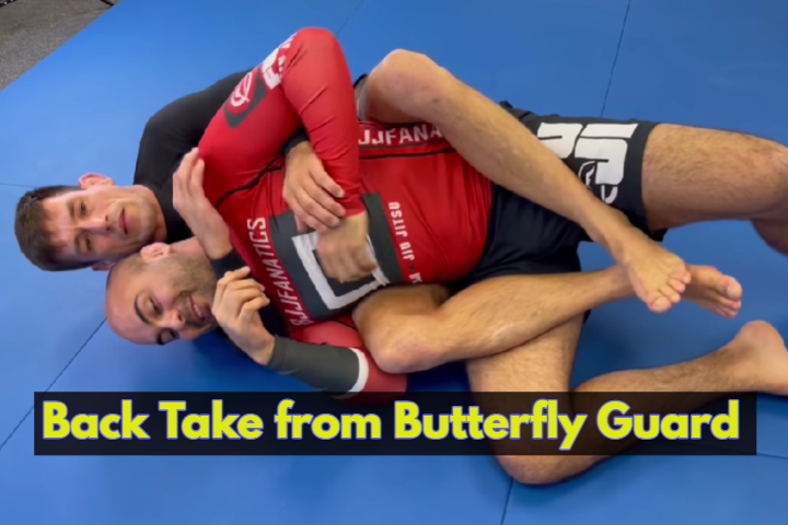 Demian Maia Demonstrates A Cool Way To Take The Back (From Butterfly Guard)