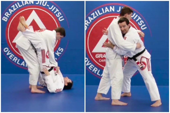 Opponent Stood Up In Your Guard? Go For The Body Clinch Takedown