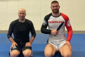 John Danaher & Big Dan, promoted to purple belt with knives