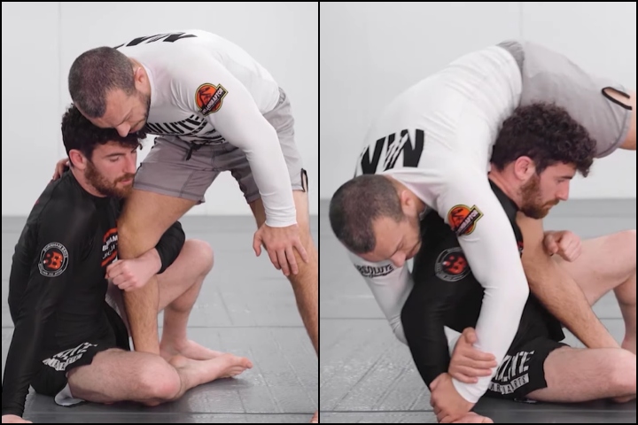 Diving Kimura Grip Against Sit Up Guard – By Lachlan Giles
