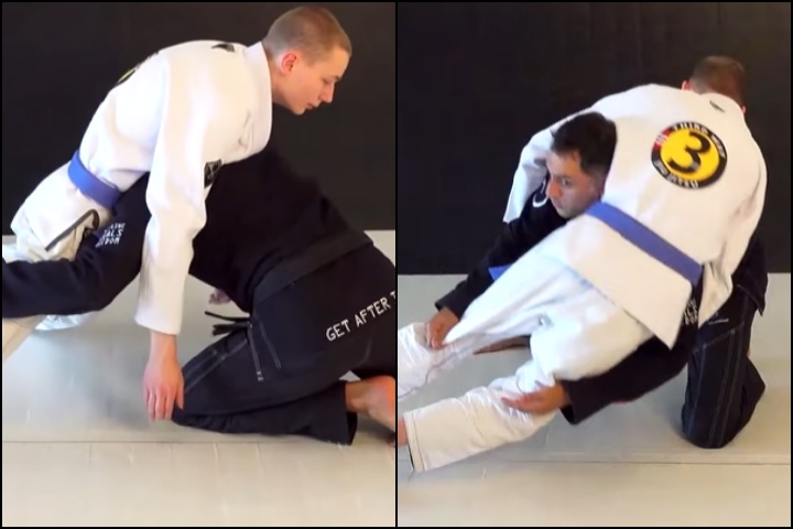 Turn The Corner When Opponent Sprawls – And Finish The Takedown