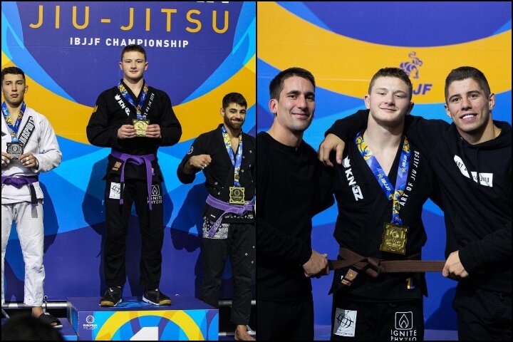 Cole Abate Promoted To BJJ Brown Belt – After Winning European Championships