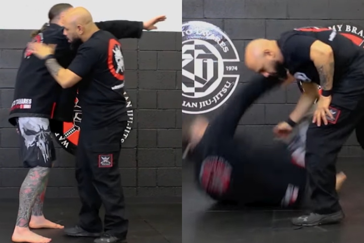 Easy-To-Do Self Defense Sequence: Pluck Head & Arm To Leg Reap