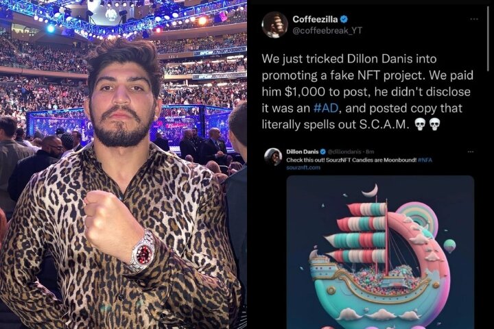 Dillon Danis Gets Tricked Into Promoting A Fake NFT Project