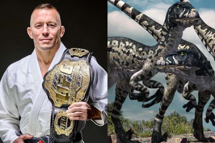 Georges St-Pierre Shares Which Dinosaur He’d Like To Be: “Probably A Dromeosauraus”