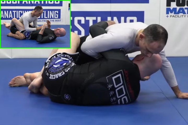 John Danaher Shows A Simple Closed Guard To Half Guard Transition