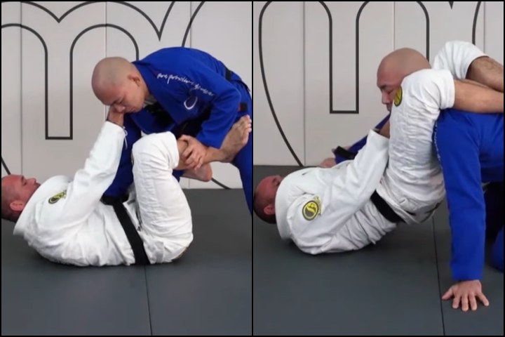 Here’s How To Do The Triangle Choke From The DLR Hook