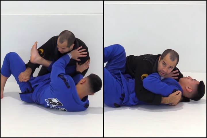 Can’t Pass To Side Control Because Of The Leg Frame? Do This