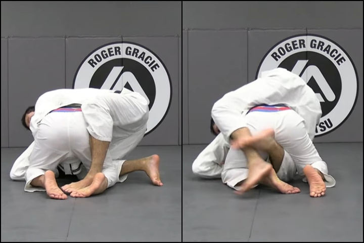 Roger Gracie Shows How To Open The Leg Against A Tight Turtle – And Get The Hook In