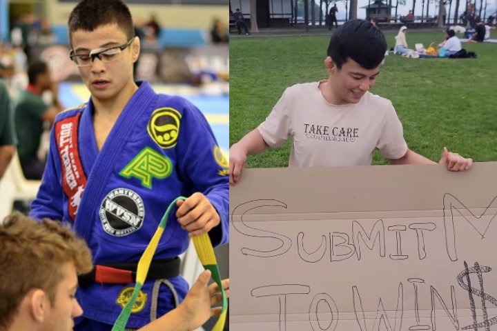Nerdy Looking Jiu-Jitsu World Champ Offers $100 to Anyone in the Park Who Can Tap Him Out