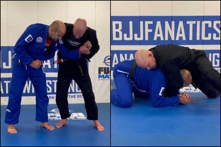Luke Harris Shows A Neat Way To Get To Front Headlock (From Standing)